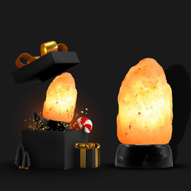 Battery operated himalayan salt lamp on sale